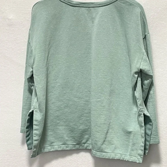 Eileen Fisher Light Green Knit Top - Picture 8 of 9